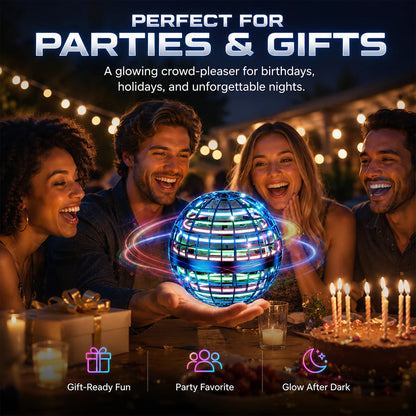 ✨ LED Flying Orb – Toss, Hover & Return Like Magic