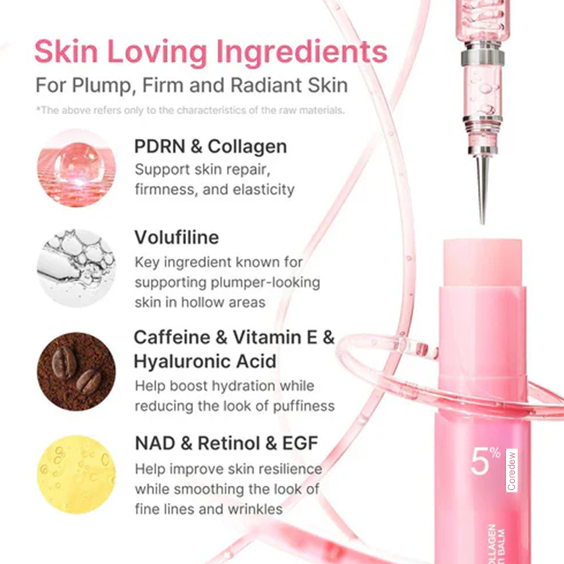 ⏰Buy one get one free! Last five hours!  🔥Coredew Korean Pink CollagenVolume Multi Balm✨