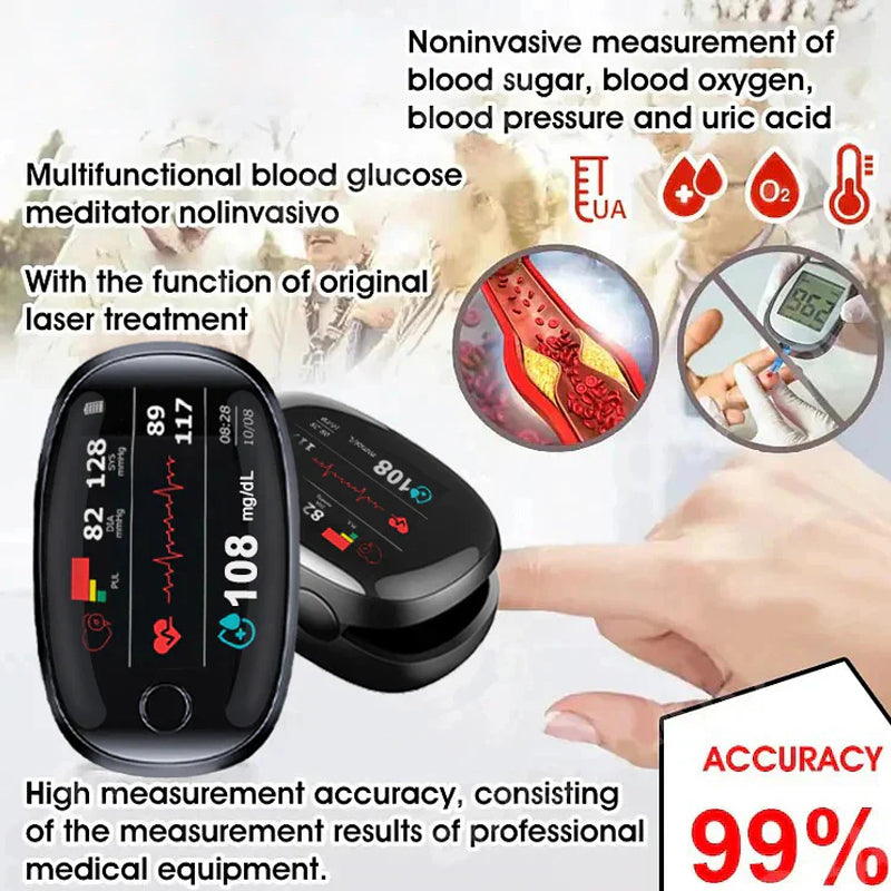 🏆 2026 Latest Non‑Invasive Glucose Monitor – Needle‑Free Health Tracking